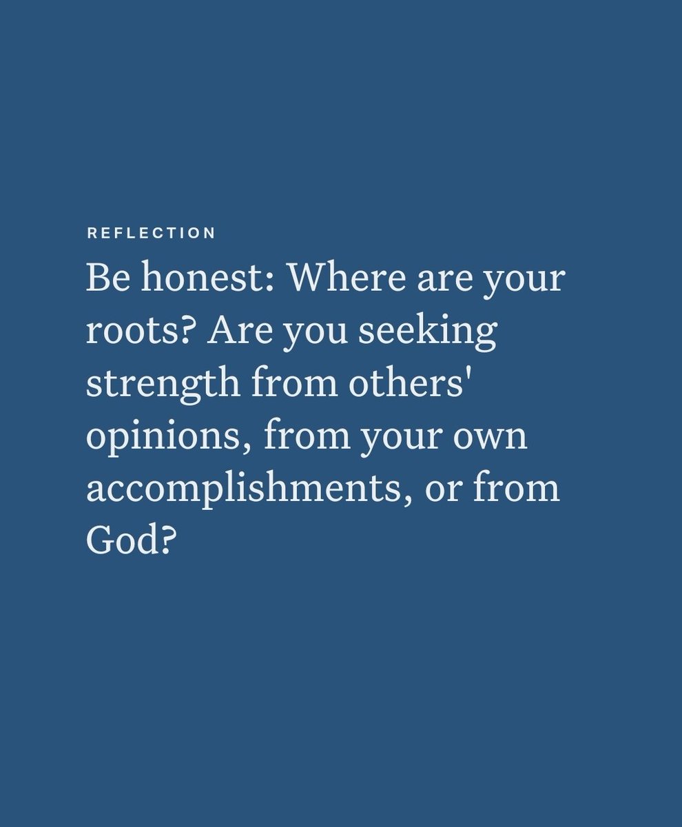 Joe_Stemple's tweet photo. Jeremiah 17:7 

https://t.co/MfikFb9H2c

Blessed in Trust

Jeremiah 17 begins with a rebuke. God is calling out the Israelites for their idolatry—for trusting in other gods and forsaking Him and His teachings.

Like a parent with a child who's made a terrible choice, God makes it very clear that these choices have led and will lead to consequences. And yet, rather than only focusing on all that's been lost and will be lost because of Israel’s terrible choices, Jeremiah takes a moment to bring a refreshing reminder:

“But blessed is the one who trusts in the Lord, whose confidence is in Him.” 
Jeremiah 17:7 NIV

He calls those who trust Him “blessed,” even as chaos, sin, and idolatry reign around them. He says that people who trust in God “will be like a tree planted by the water that sends out its roots by the stream. It does not fear when heat comes; its leaves are always green. It has no worries in a year of drought and never fails to bear fruit.” (Jeremiah 17:8 NIV)

We get to choose who and what we worship.

Who is your confidence in? Who do you trust? If you're trusting in the Lord, take heart knowing that in this you are blessed. An abundant life in God, full of fruit even when sin is all around, is the mark of having chosen to trust Him. What an incredible thing it is to be able to make this choice!
____

And the very hairs on your head are all numbered. So don’t be afraid; you are more valuable to God than a whole flock of sparrows."

Luke 12:7

#God #Jesus #Jeremiah

https://t.co/uwrfLP4mpL
