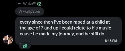 2MANYHIT's tweet photo. @slattzl @isipstr8lean grown ass man callin everybody gay when he turned gay at the age of 7 😭😭 https://t.co/PFuUfLhgxZ