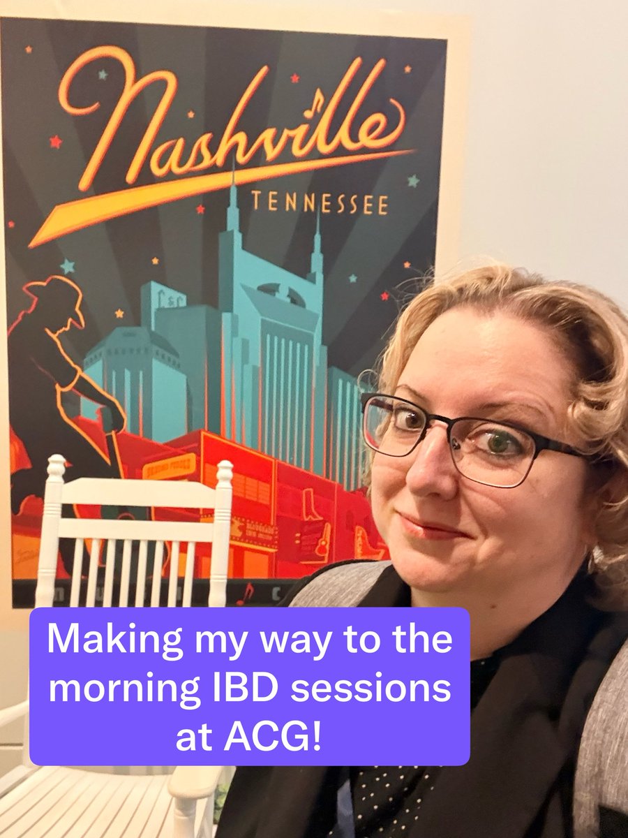aboutIBD's tweet photo. If I sit in this rocking chair, I might not get up again! At Music City Center for day 2 of #ACG2026! #jnjpartner #IBD https://t.co/TAc6FSgSAv