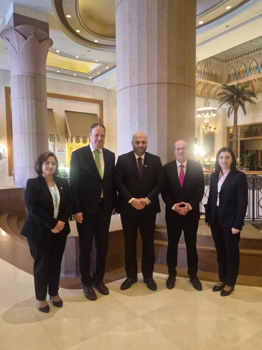 hans_kluge's tweet photo. Attacks on health workers and health facilities cannot become the new normal.

Lebanon’s 🇱🇧 Health Minister, Dr Rakan Nassereddine, raised this concern with me on the margins of #EMRC73 in Cairo, and he expects the next WHO Director-General to act firmly on it.

This reflects a commitment in my manifesto – launching a Heads of State Coalition to prevent attacks on health care, supported by an independent global monitor reporting to WHO’s governing bodies.

We also discussed sustained support for Lebanon as it rebuilds with limited resources, as well as the needs of displaced people. 

I outlined how my vision of a country-first WHO would help – through predictable financing and a stronger presence in conflict-affected countries. 

The reconstructed Karantina central medical supplies warehouse, supported by Japan and WHO, shows what such support can deliver.

The Minister also asked a fundamental question: how do we ensure that access to vaccines and lifesaving tools does not depend on a country’s political influence? 

My position is clear: health must always come above politics. The WHO I want to lead will serve every Member State fairly, regardless of its size, wealth, or political influence.