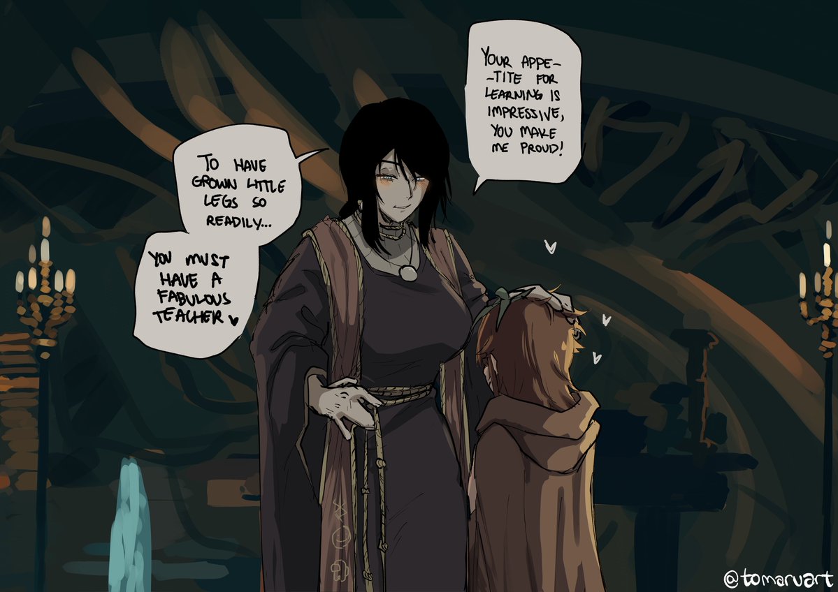 tomaruart's tweet photo. first time playing elden ring https://t.co/XCeCLFVMZ0