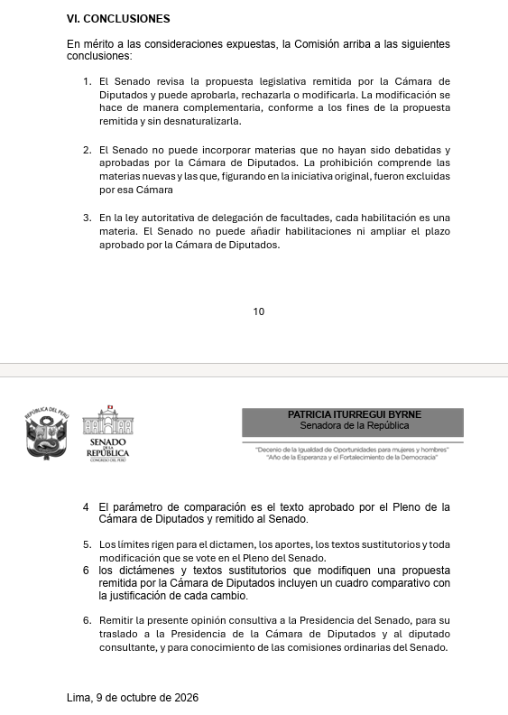 ErikRivera__'s tweet photo. La senadora Patricia Iturregui presenta opinión consultiva de cinco especialistas constitucionalistas que concluyen que el Senado no puede desnaturalizar la propuesta aprobada por Diputados. @Politica_ECpe https://t.co/4r1j4ucKAt