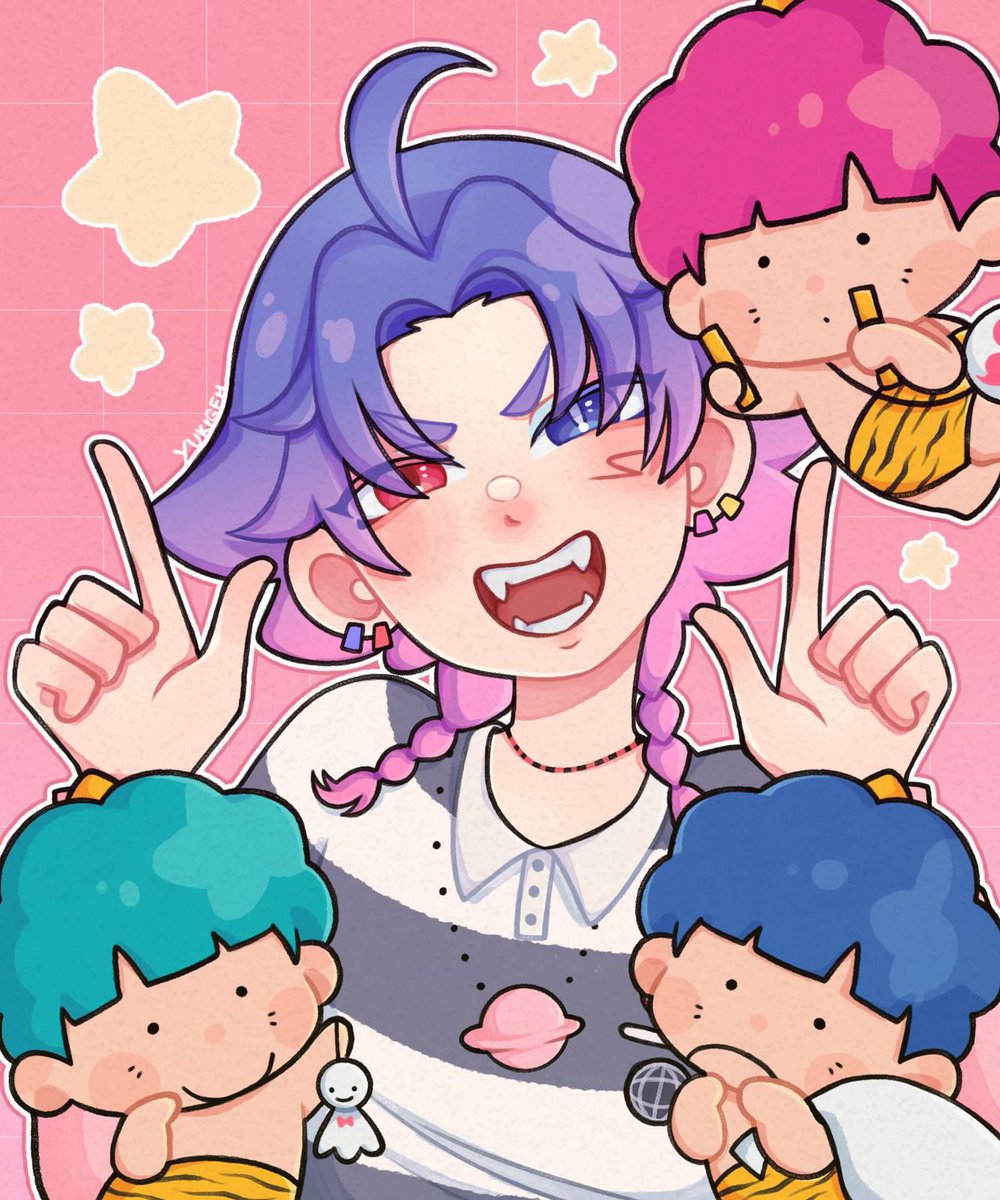 yukigeh's tweet photo. 👾! 
Thank you for the Collab! ♡

#HAMASANRIOTRIP https://t.co/fnr0IxHVvI
