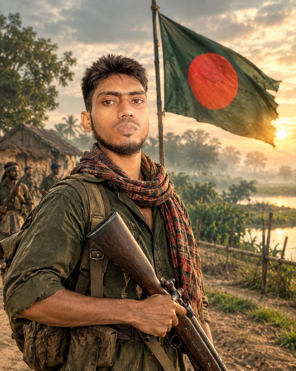 technicalemon42's tweet photo. 🇧🇩🔥 নিজের ছবিকে ১৯৭১ সালের সাহসী মুক্তিযোদ্ধার রূপ দিন! ❤️💚

সিনেমাটিক লুক, মুক্তিযোদ্ধার পোশাক ও বাংলাদেশের লাল-সবুজ পতাকা—সবকিছু এবার আপনার নিজের ছবিতে! 😍

 AI Prompt  ক্লিক কর��ন 👇

🔗 https://t.co/qbCMR8ezWq

#Bangladesh1971 #AIPrompt #FreedomFighter #AIPhotoEditing 🇧🇩 https://t.co/0jx5pA3zb7