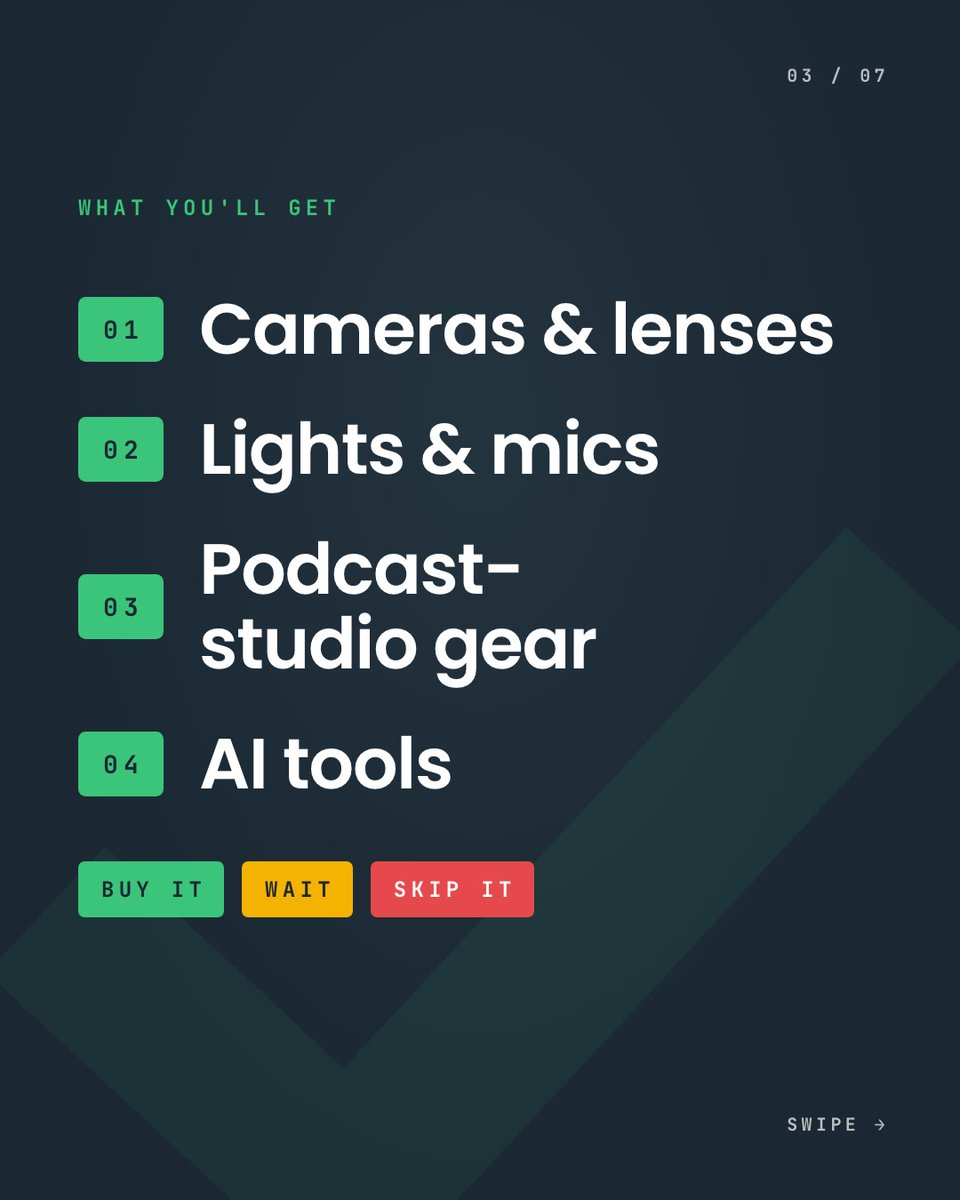 alofusionreview's tweet photo. We're back. And better. Honest, long-term reviews of the gear I own: cameras, lights, mics, studio and AI tools. Buy it, wait, or skip it. New review every Friday.

Don't just buy it. Vet it.

#Vetar #HonestReview #CreatorGear https://t.co/yekuxEuYRS
