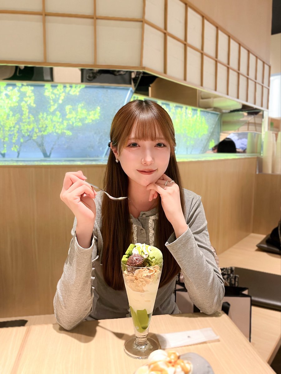 mocalatte0's tweet photo. 抹茶パフェ🍨🥄𖾕𖾝꙼ᩚ𛲕𖾟 https://t.co/JKbgiQiJP2