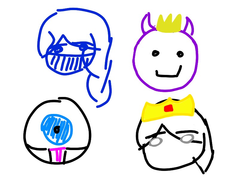 theunstablesmp's tweet photo. Null avengers quartet doodle? https://t.co/cFA1DfBt82