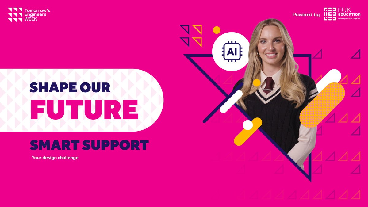 EUKEducation's tweet photo. Happy #AdaLovelaceDay! This #TEWeek26, students will hear from Olivia Clayton, Platform Integration Engineer at JLR, and explore how AI could support people and improve lives. Download the free resources: https://t.co/6PhXCSCZjV

#WomenInSTEM #ALD26 #ShapeOurFuture https://t.co/43cleVaXVB