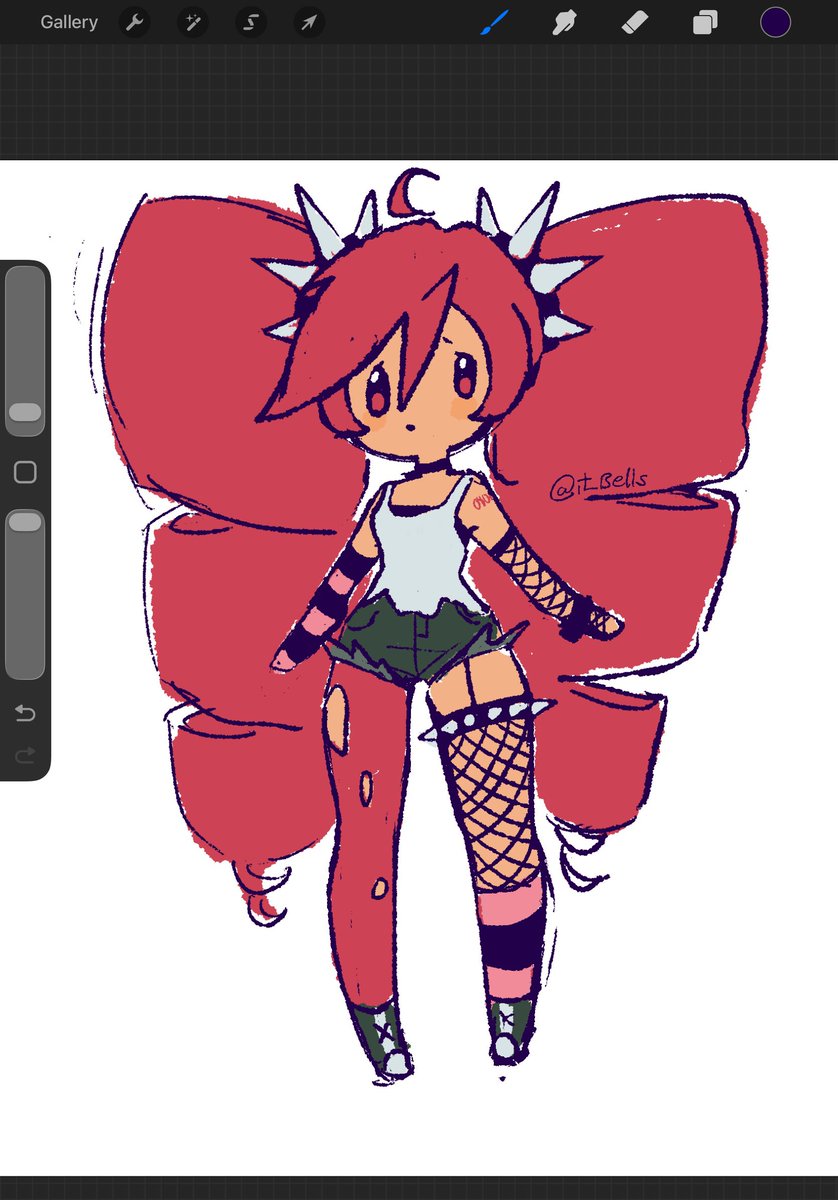 It_Bells's tweet photo. who ordered punk rock teto ? 🤨 https://t.co/xDUGOqTL72
