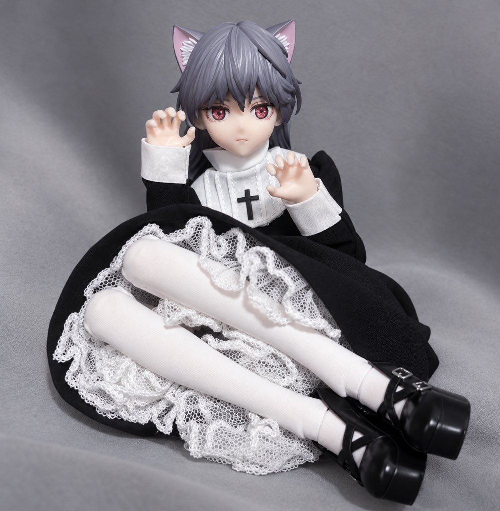 facefacecat's tweet photo. 选一个喜欢的超度方式吧喵～

由gpt老师修复画质（
#mjd #bjd #伊甸工业 https://t.co/rR5q2zZ1la