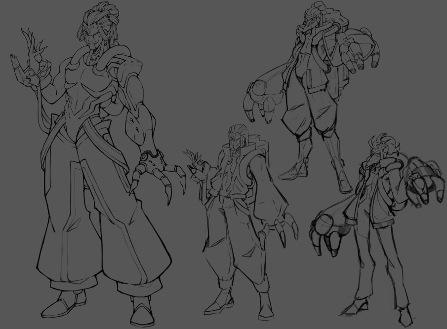 Jaydan_art's tweet photo. WIP + Some explorations
#characterdesign #overwatch #overwatchfanart https://t.co/6ASMPhY1YG