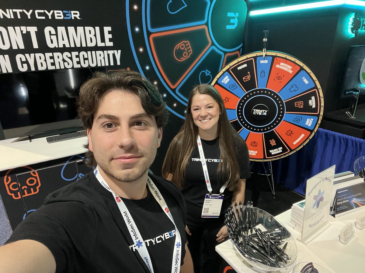 TrinityCyber's tweet photo. We’re at #InfoSecWorld 2026 in Orlando! Stop by Booth #307 to see how the Trinity Cyber Platform stops threats before they ever reach you.

Come meet the team and see how we can put the odds back in your favor.

#InfoSecWorld #ZeroTrust #FrontierAI https://t.co/PnAEySopVM
