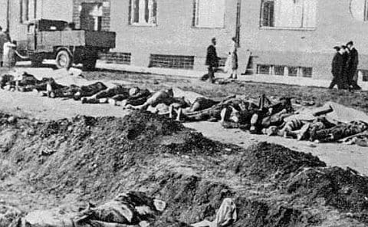 GanzeGeschichte's tweet photo. The Postelberg Massacre of the Sudeten Germans, beginning on May 26, 1945. https://t.co/Ngs0XgLCFu