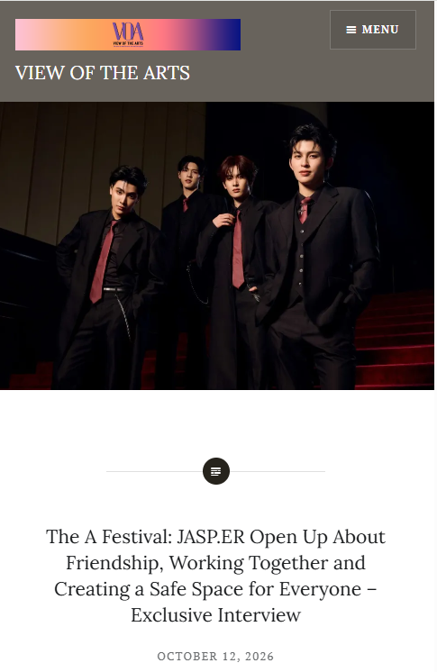 JoongTrend's tweet photo. [ #JoongArchenNews ] VIEW OF THE ARTS

#JASPER has allowed me to do many things I’ve never done before. It’s almost like unlocking another side of myself. It has given people more of a chance to get to know the real me – JOONG

#JoongArchen ♦️#aou_tnbknr ♦️#santapp ♦️#ppnaravit

Read more : https://t.co/KvdkxYH5Fs