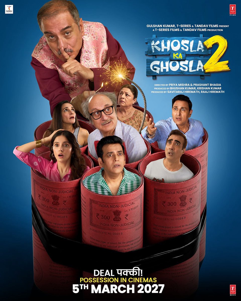 ocdtimes's tweet photo. Party aur Broker se milne ke liye tyaar? 😂
.
Old Cast: #BomanIrani #AnupamKher #ParvinDabas #RanvirShorey #TaraSharma and #KiranJuneja
.
New Cast: #RaviKishan #DivyaKhossla #NishantVerma #KanganBaruahNangia and #DanishIqbal
.
#OCDTimes #KhoslaKaGhosla2 #Tseries https://t.co/jtldxRJsdK