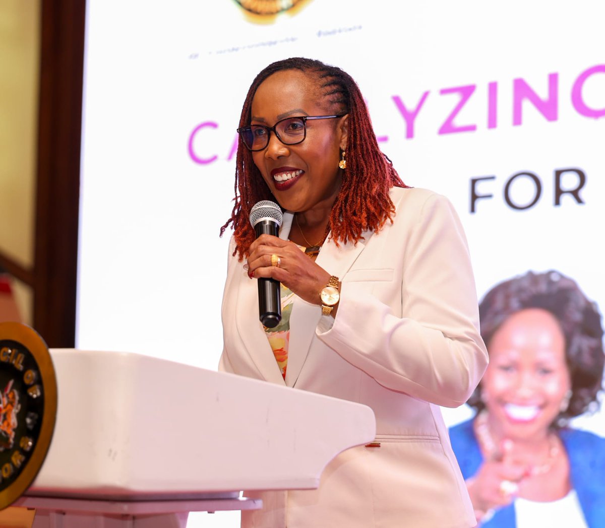 CEOCOG's tweet photo. Women’s leadership must be backed by deliberate action, strong networks and institutional support.

Today, the Council of Governors in partnership with @unwomenkenya convened the G7 Women’s Leadership Meeting, bringing together women leaders, development partners and other stakeholders to advance women’s political participation ahead of the 2027 General Elections and beyond.

The discussions underscored the need to strengthen mentorship, build the capacity of women aspirants, mobilise resources, address gender-based violence and online harassment, and promote inclusive political party nomination processes.

We resolved to strengthen collaboration across political divides and develop a coordinated roadmap to increase women’s representation in elective and appointive leadership, while advancing the implementation of the two-thirds gender principle.

A more inclusive democracy requires deliberate investment in women’s leadership and equal opportunities to participate in decision-making.
