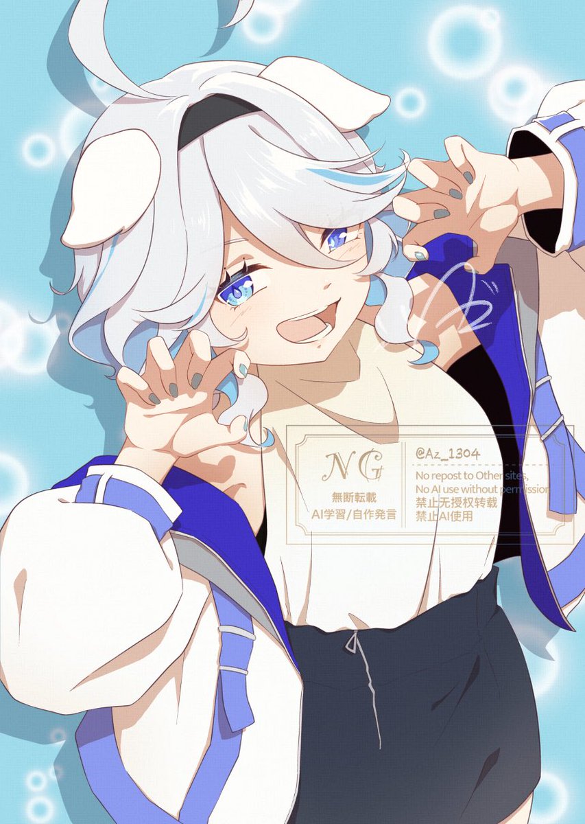 Az_1304's tweet photo. フリーナ誕生日おめでとう🥳🎉
#原神 #フリーナ生誕祭2026 https://t.co/JdvubcuAZL