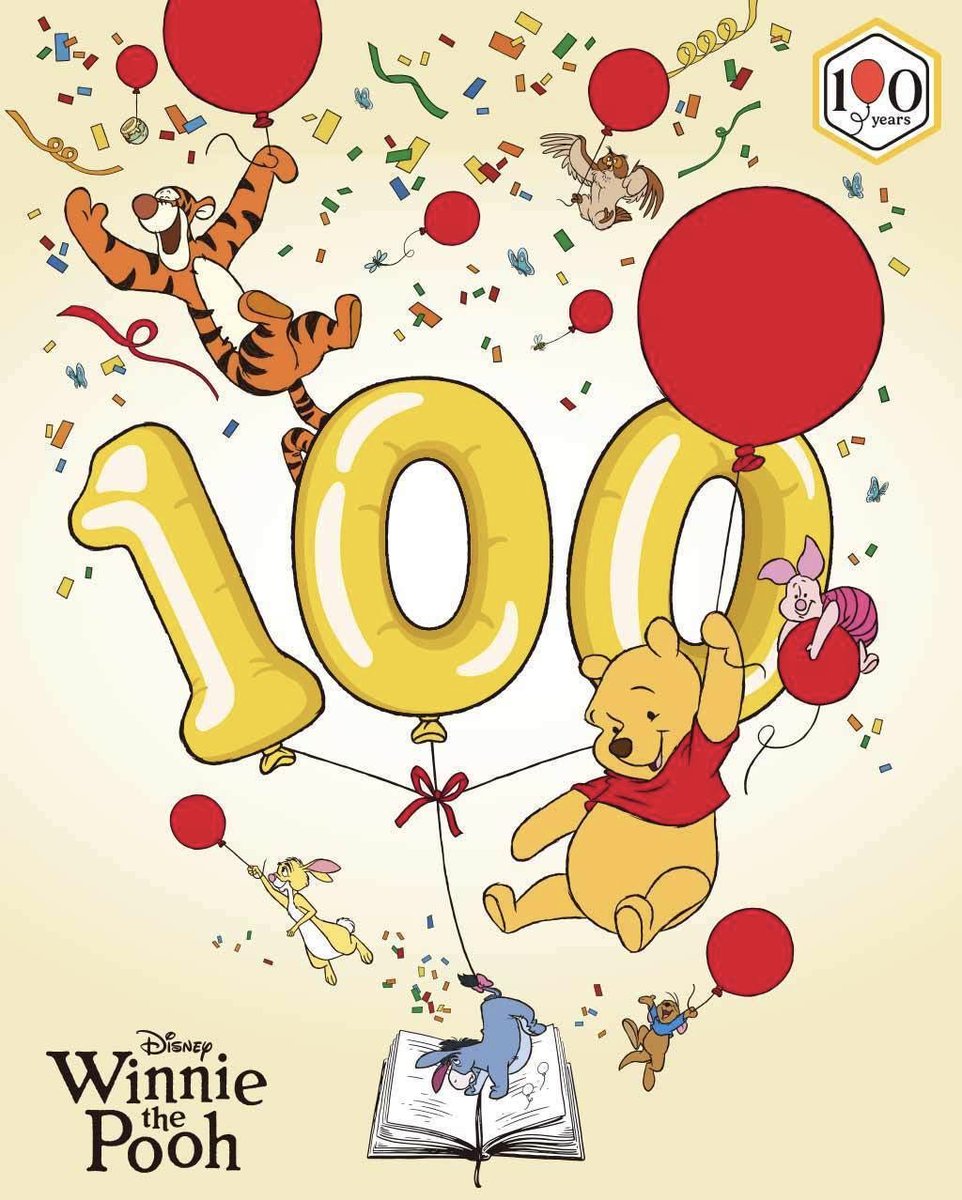 tdr_doria's tweet photo. 今日10月14日は...
「くまのプーさん」原作デビュー100周年！

💛✨🍯おめでとうございます🧸🎈🐝 https://t.co/GdZ1nuErpk