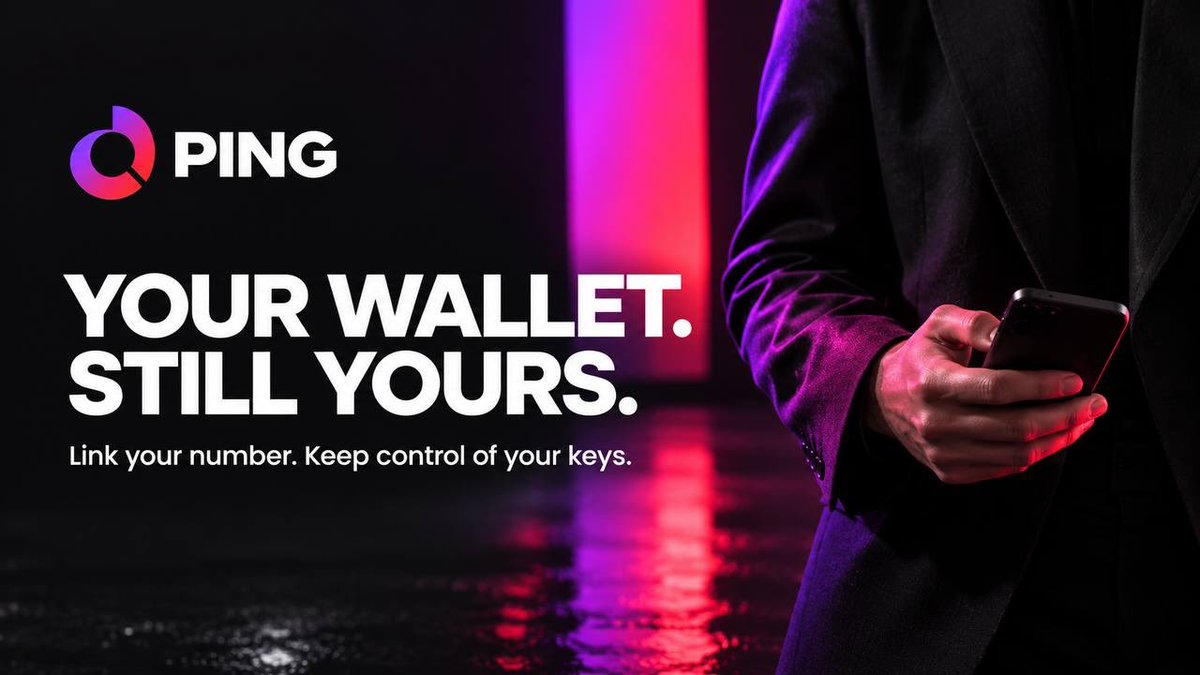 pingapp_bank's tweet photo. Why should receiving crypto require sharing a long wallet address?

Ping makes it easier. Link your Robinhood Wallet to your verified phone number, and people can use that number to find your wallet.

No copying addresses. No QR codes to scan. Just a more familiar way to send crypto while keeping control of your funds.

Building a better crypto experience on @robinhoodapp.