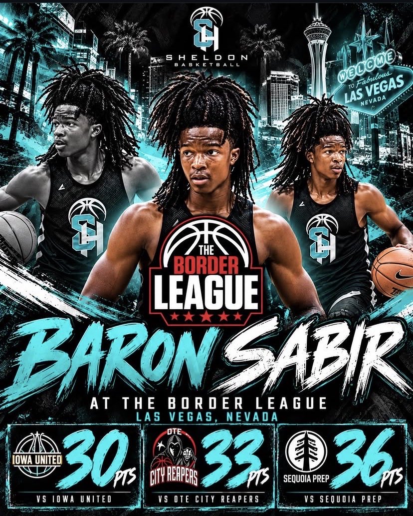 BaronSabir's tweet photo. BORDER LEAGUE HIGHLIGHTS
33 PPG- 41 3PT%- 2 SPG- 8 RPG- 4 APG

@sheldon_mbb @compton_magic
@iJustWill  @etopudoema24 @rj_arvizu 
@trigonis30 @Cj_Ward 
@wrightsbball @RonMFlores @sheldon4peat @brdrleague https://t.co/xZxJwnmtdB