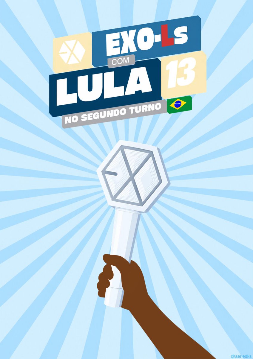 aeriedks's tweet photo. EXOL-S COM LULA ⭐1️⃣3️⃣

#FandomsComLula #EleNão https://t.co/3v5Uh9VuJh