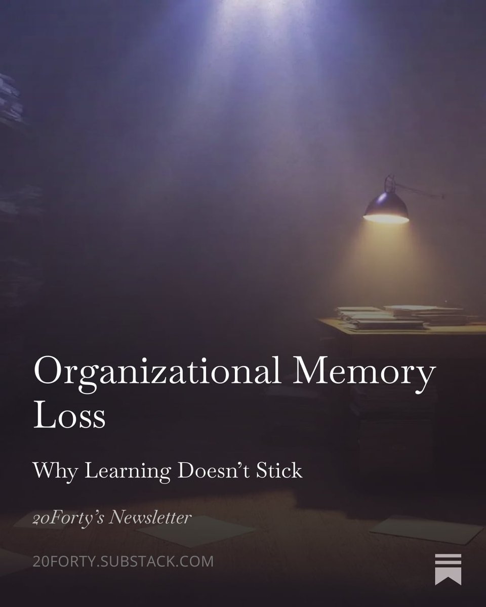 novakkevin's tweet photo. Learning is not what an organization knows. It is what it does differently because of what it knows.

New issue of Ideas and Innovations: Organizational Memory Loss

Read it → https://t.co/0nvY7ZrrcJ

#Leadership #Management #HumanFactor #OrganizationalLearning #memory #knowing https://t.co/okgyWH8s13