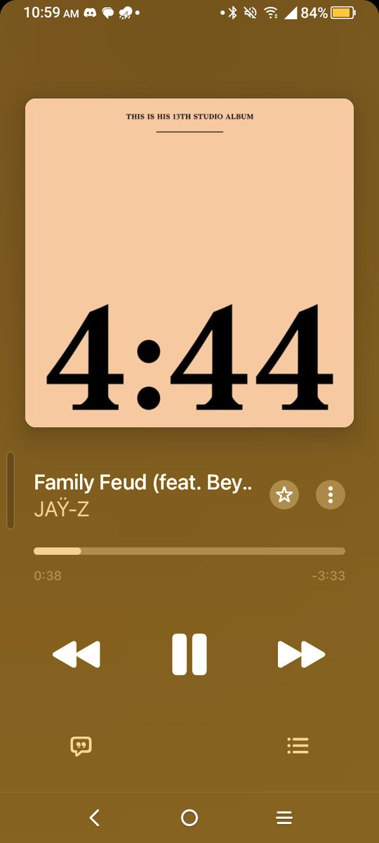 TGRDynasty7's tweet photo. Today's Energy comes from Jay-Z's 13th album 4:44.  Family feud featuring Beyoncé 🔥 https://t.co/PbTM9Agivb