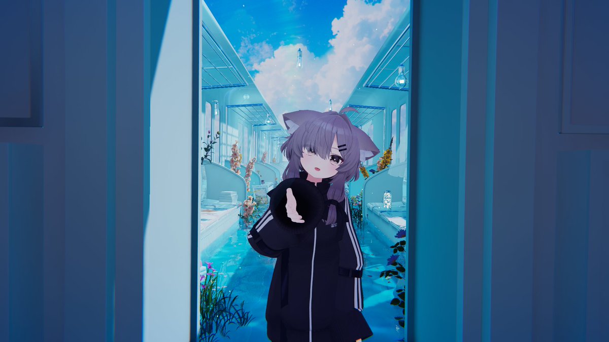 yokiyoki_2nd's tweet photo. 本日はイラスト作業して、そのあとはフレンドさんから教えていただいたワールド巡りをしてました。

綺麗なワールドでも面白いワールドでもおすすめがありましたら教えてくださると嬉しいです！ https://t.co/MHyLHfI1DT