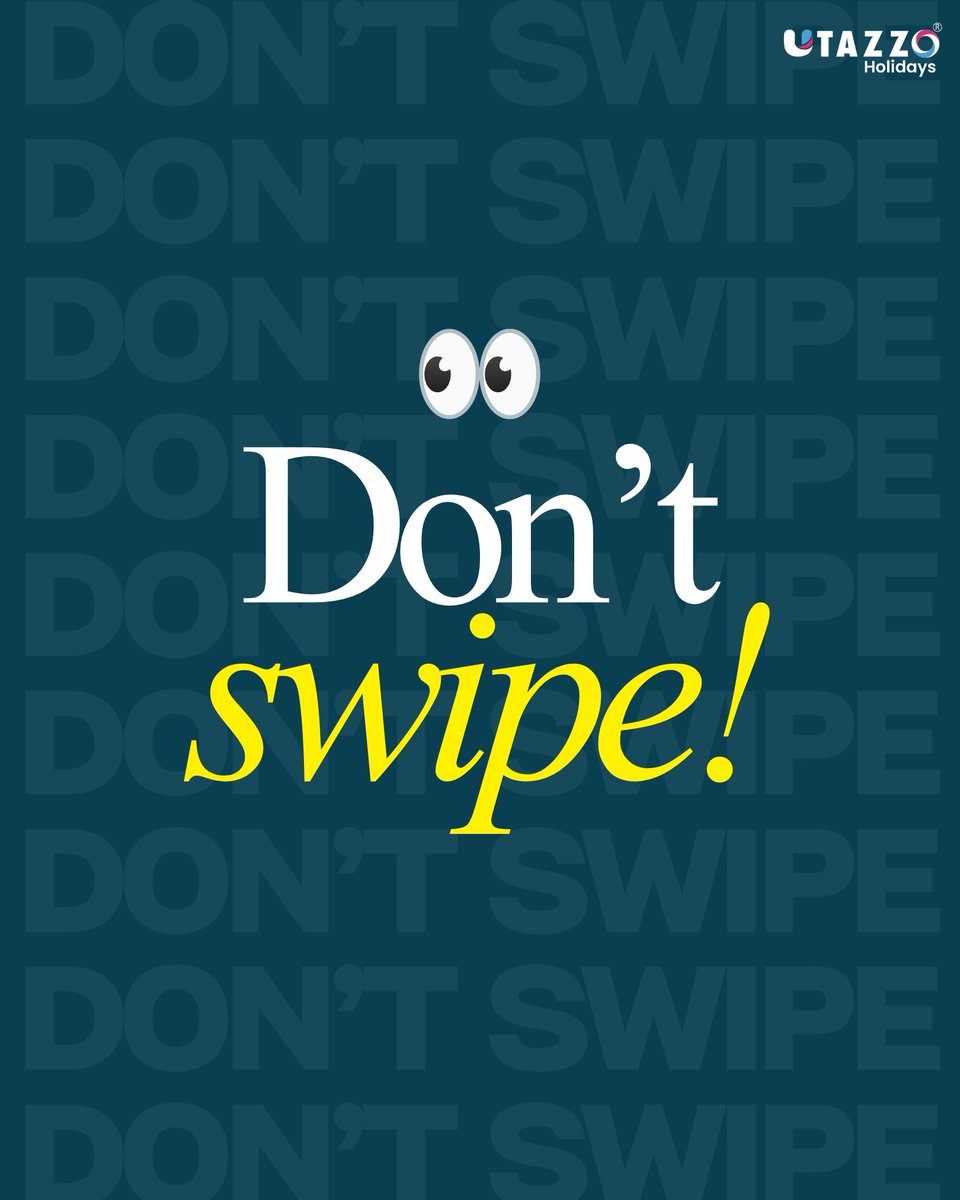1997Pisi's tweet photo. We told you not to swipe, but you did. Now there’s only one problem: you’re going to crave a trip after this. Send it to your travel partner and start planning that getaway. https://t.co/UtwOcU6t59