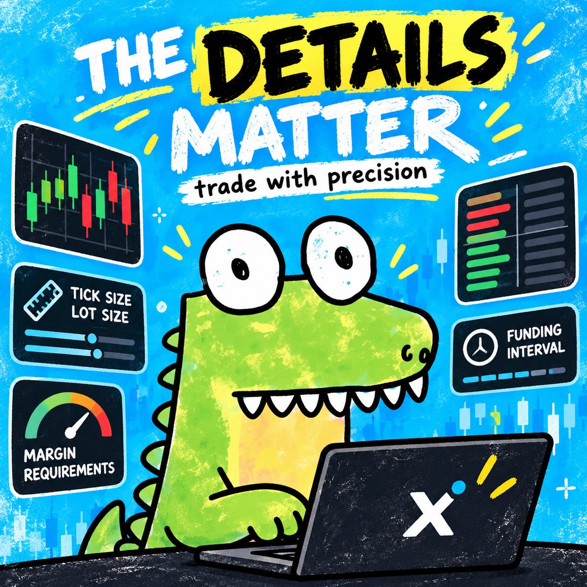 sashinmeena's tweet photo. perps look simple until a tiny detail gets your order rejected or puts you closer to liquidation than expected.

that’s where @perpsxtrade  gets interesting.

instead of jumping between screens, traders get one terminal to discover markets, evaluate positions, execute orders, and manage risk on polymarket perps.

the real value is in the details:

→ tick and lot size precision
→ market-specific margin requirements
→ accurate budget calculations
→ funding interval visibility
the interface helps you understand the trade and build the order. the venue handles matching and settlement.
better execution starts with knowing exactly what you're sending.