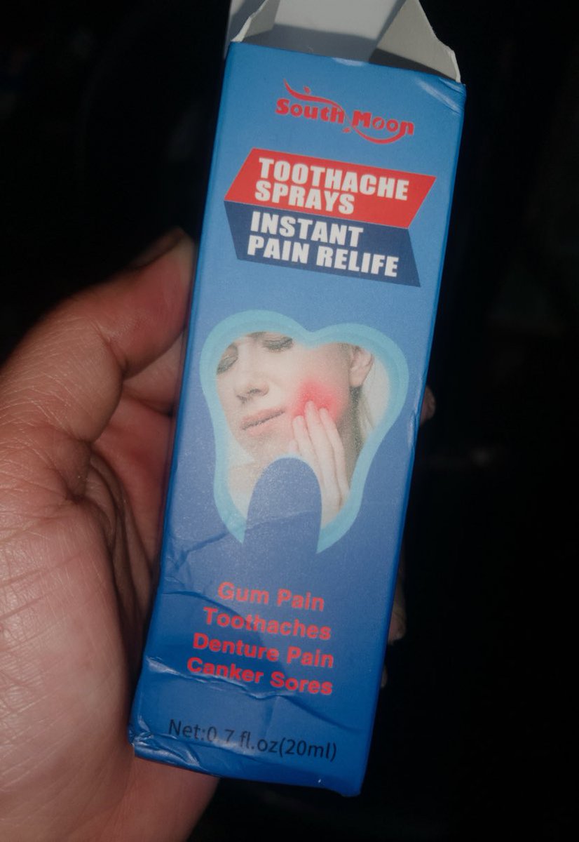clairelynoturss's tweet photo. Is it just me? Sobrang effective talaga nito for toothache! Isang spray ko lang, nawala na agad yung sakit. Now it's been 2 weeks na di na bumalik yung sakit, meaning? Yung plano magpa-extract, kinalimutan na naman 😂 https://t.co/jgB1Nd6ZqV