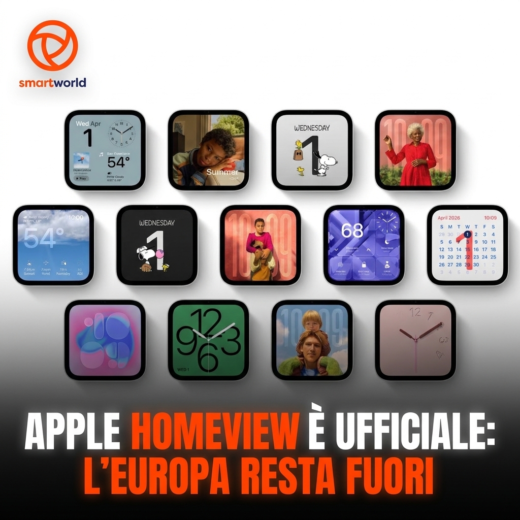 androidworldit's tweet photo. Apple presenta HomeView, il primo hub smart home con schermo da 7 pollici, chip A18 e Siri AI. Costa 299 dollari, ma l'Europa dovrà guardarlo da lontano 🏠

https://t.co/WsvylUqyhs https://t.co/ZqSRLzopfw