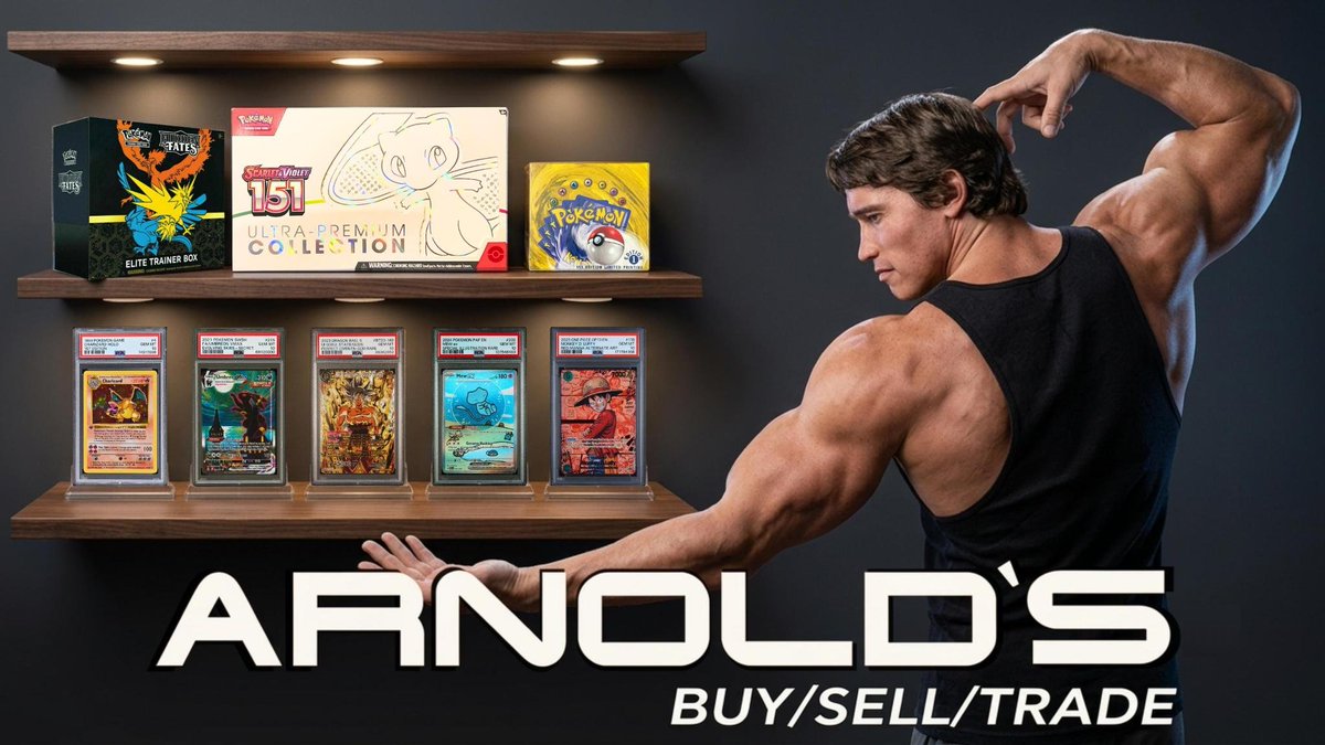 ArnoldMoger's tweet photo. 📌 Tuesday Arnold BST Thread 📌

🔸All TCGs (Pokémon, One Piece, Weiss, Dragon Ball, Union Arena, Yugioh,  MTG, etc)
🔸Raw, Graded, or Sealed
🔸Post Prices
🔸Use Clear Pics / Timestamp Advised
🔸Please RT for awareness!! 

Come buy, sell, and trade with #ArnoldBST! 💪😎 https://t.co/a7Mg8TbpiZ