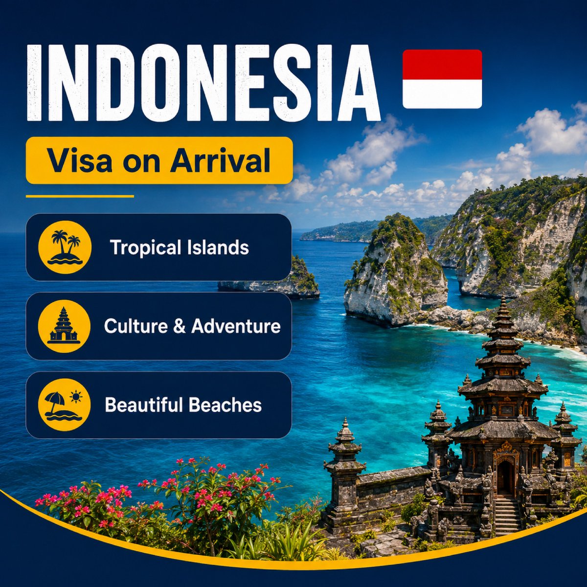 LiizzPerez's tweet photo. Passport ready? Discover 5 countries that make travel easier for Indians. From tropical escapes to visa-friendly adventures, spend less time on paperwork and more time exploring. Beacon Tours &amp; Travel handles flights, hotels, tour packages and visa https://t.co/RJsIQvZiCB