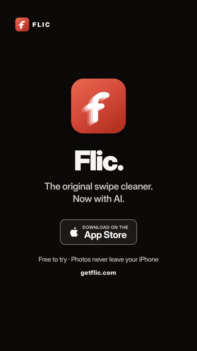 flicphotos's tweet photo. Your best photos are buried in your camera roll.
Flic's Best 25 digs them out, fresh every day, and learns your taste with every swipe. Free shows 3 a day, Premium all 25.
Comment "Flic It" for Flic Lifetime at $9.99 π
https://t.co/RtA8G6N5bn #flicit #cameraroll https://t.co/rb7WOtdKHY