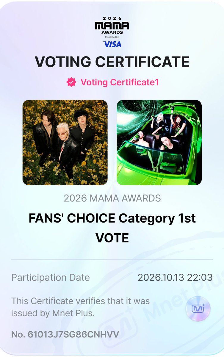 Hanayuki1990's tweet photo. I vote #BIGBANG for Fans' Choice Male #2026MAMAVOTE https://t.co/dcZEfDOIqf