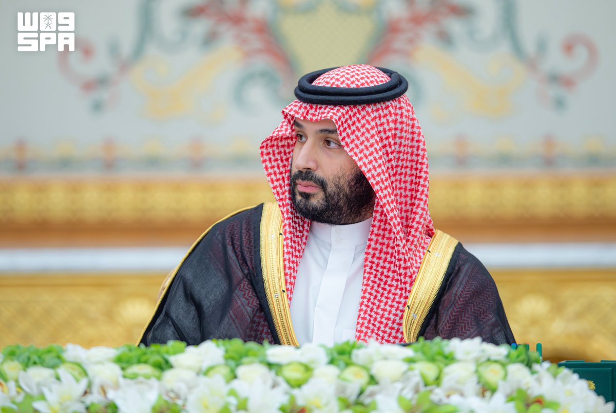 spagov's tweet photo. سمو #ولي_العهد يرأس جلسة #مجلس_الوزراء في الرياض.
#واس https://t.co/fDNcPDtSMH