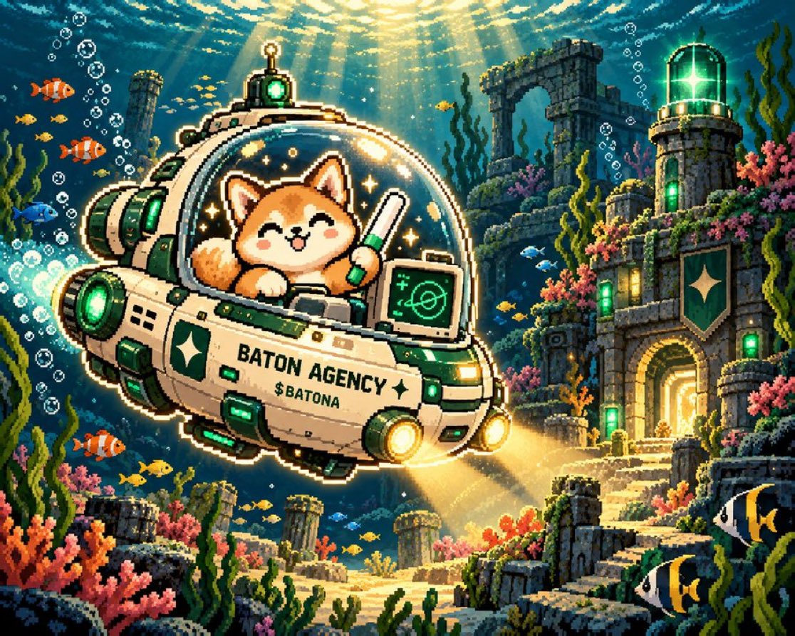 AnabelBurh46390's tweet photo. Baton aboard, dive underwayโour Shiba is uncovering ocean secrets on the next $BATONA mission! ๐๐๐ข
#BatonAgency #BATONA #Solana #Memecoin https://t.co/u84oAHLdXQ