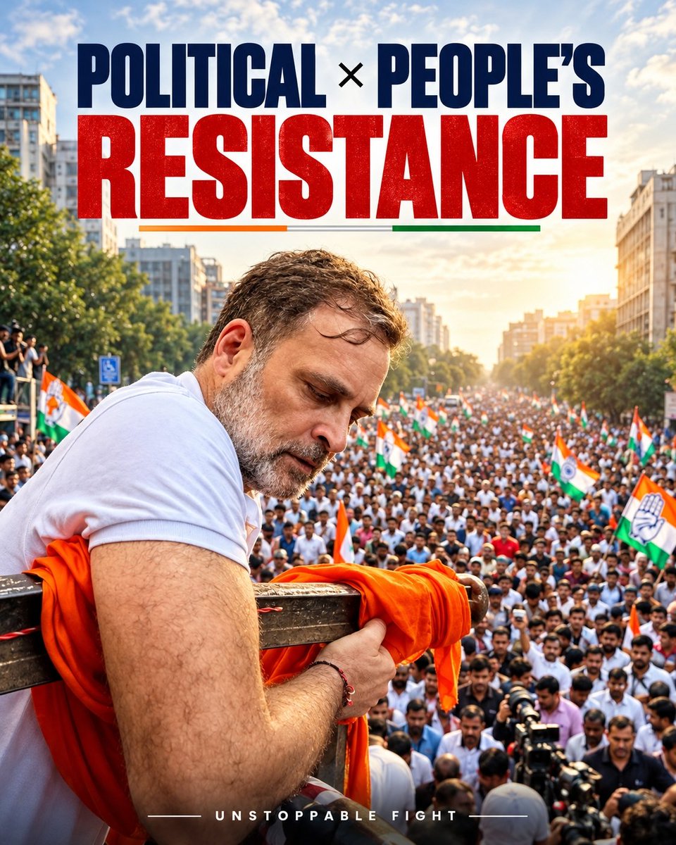 bharatjodo's tweet photo. Political resistance and people’s resistance, united as one. 🔥🔥 https://t.co/INYJtzioSt