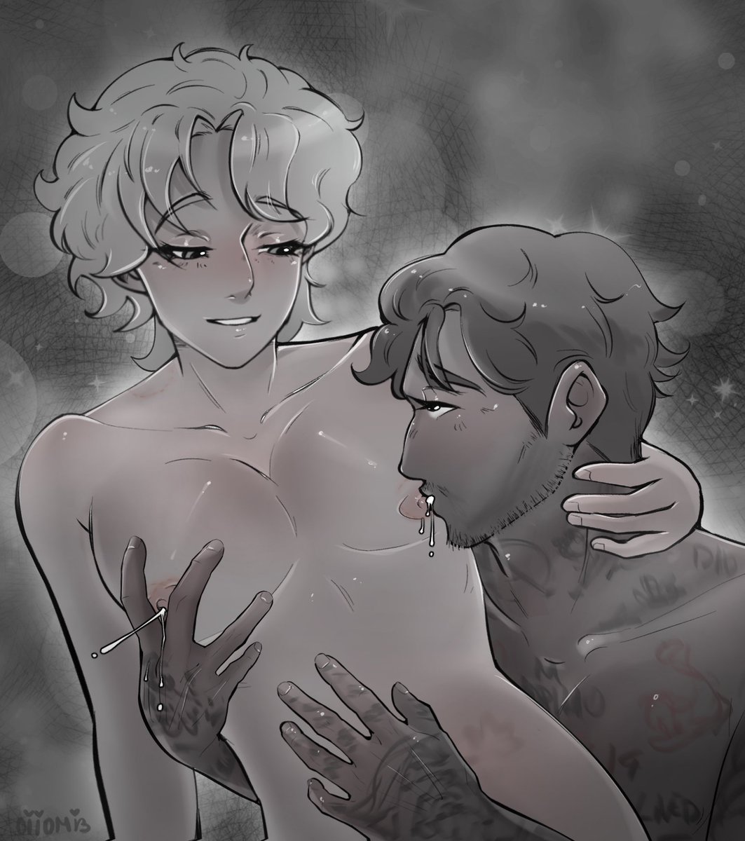 _oiiomi_'s tweet photo. Kinktober Day 13: Lactation 🍼🥰
#Lukamos https://t.co/w61eB6b6Zq