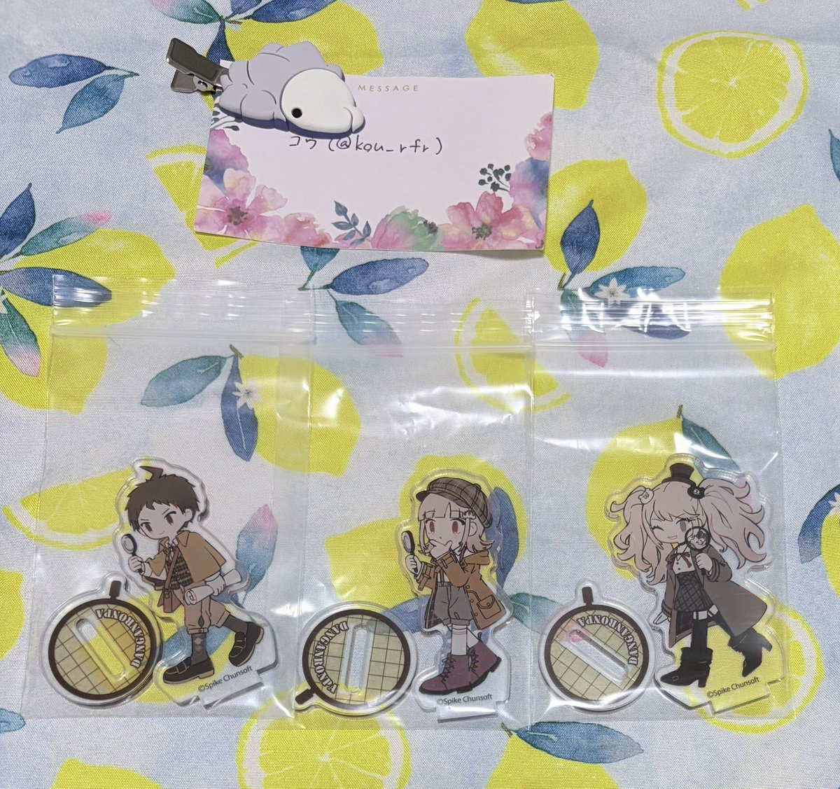 kou_rfr's tweet photo. 【交換・譲渡】ダンガンロンパ 100均 アクリルスタンド
譲
日向 七海 ＊江ノ島
求
異種コレカ狛枝または定価＋送料
・譲渡は＊のみ
・日向七海は手元に残すか迷っているため狛枝との交換のみ
・プロカ記載手渡しまたは郵送
他ポストの交換とまとめてのお取引大歓迎です。 https://t.co/ZEnq28Z2M2