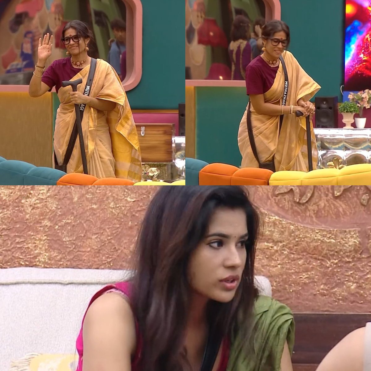 _bbashik_'s tweet photo. #Muthazhagi has chosen the role of an old woman, probably because it’s a unique character. I hope she does a great job! Let’s wait and see how she performs. 🔥💯

#BiggbossTamil10 #Biggboss
#Muthazhagi #trending https://t.co/hLgdcibaSN