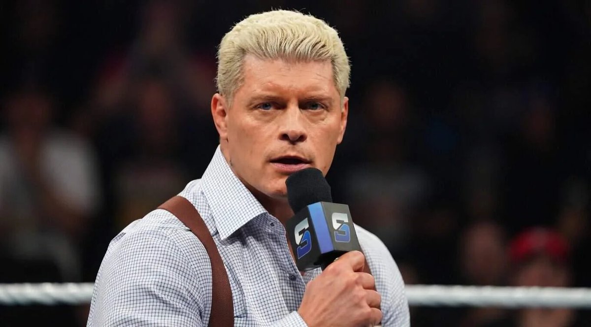 WrestleOops__'s tweet photo. Cody Rhodes on WWE's AI policies:

"WWE has a strict No-AI rule. Except for when we need to fill out a video package. Or to make the match graphics. And sometimes I see Triple H using it to make some strange videos of him and Rhea Ripley. But that's it."

(via Last Meal) https://t.co/1QbZ6OT2YW