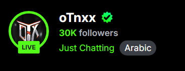 oTnxx_'s tweet photo. 30 الف رقم جديد في مسيرة البثوث, كلمة شكر ما توفيكم حقكم.

صح اني مقصر معكم لكن الفترة الجاية تعويض للتخاذل وشكرا لكم ❤️ https://t.co/nXq1HwsbYU