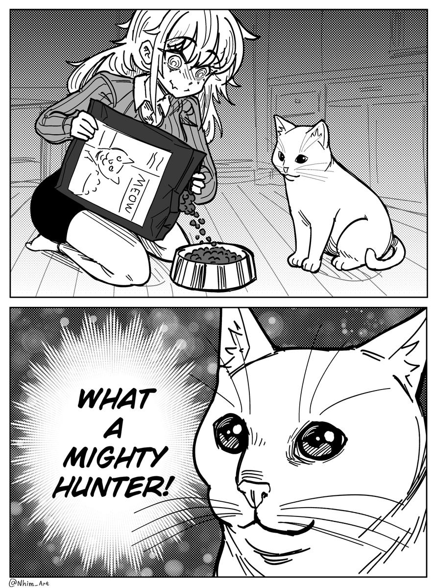 Nhim_Art's tweet photo. Feeding Cat. https://t.co/qRtXBJ3r6C