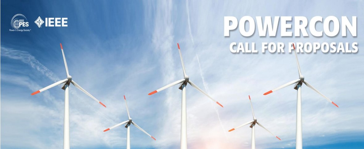 ieee_pes's tweet photo. 📢 Call for Proposals: 2028 IEEE PES POWERCON

The RFP submission deadline to host the 2028 IEEE PES POWERCON conference has been extended!

📅 Now Due: 15 October 2026

Submit your proposal today:
https://t.co/ouFV94kCVO

#IEEE #IEEEPES #POWERCON #CallForProposals https://t.co/1sAju7dKKX