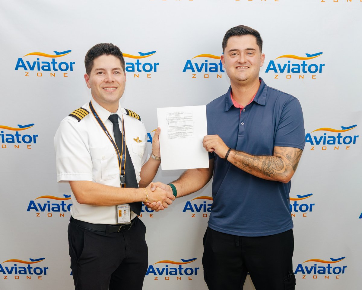 AviatorZone's tweet photo. Congratulations to David Garces on achieving this WELL DESERVED accomplishment and joining the ranks of certified pilots.

#PPL #AviatorZone #OrangeTail #Pilot #Learning https://t.co/HJ7pDnCoLC