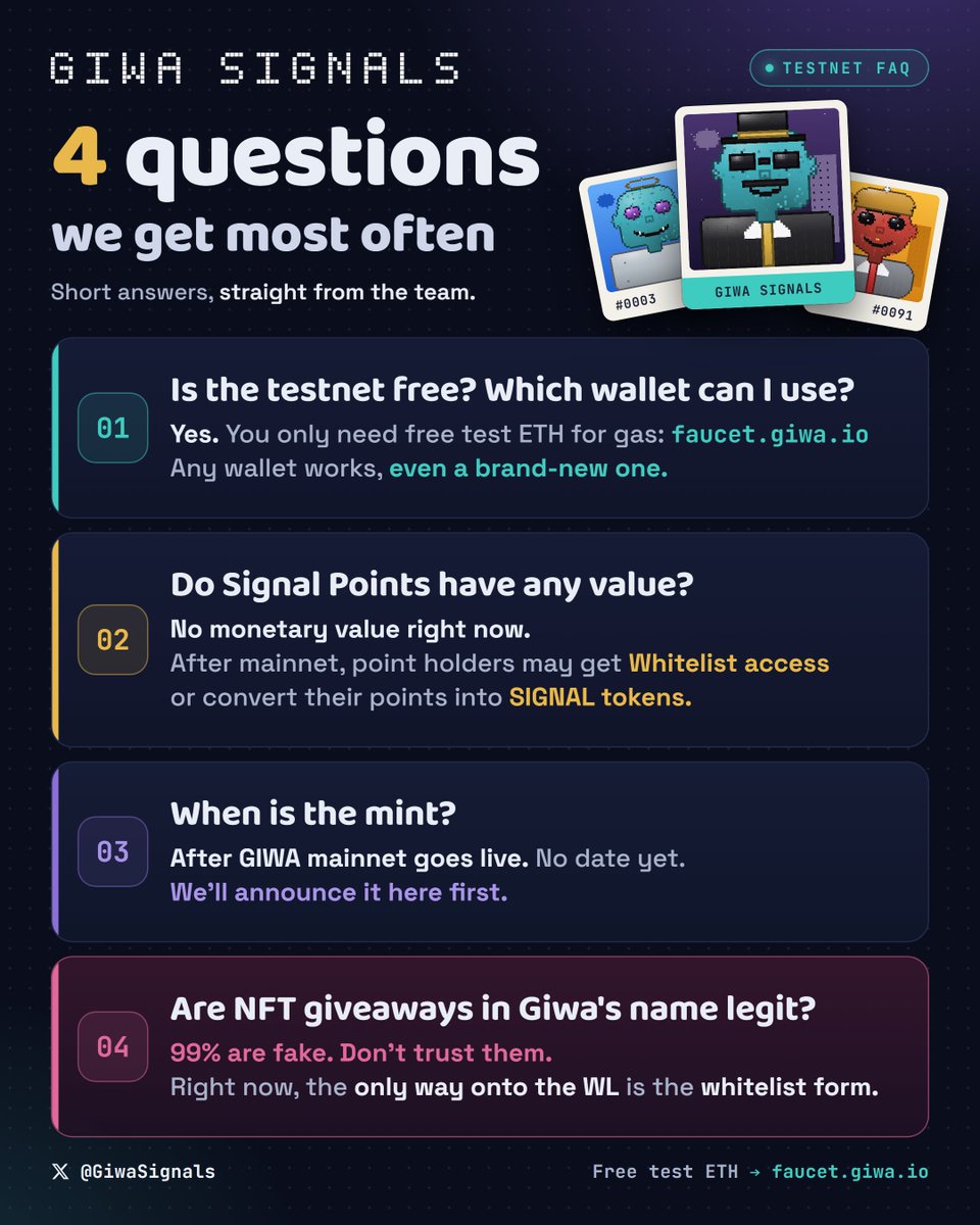 GiwaSignals's tweet photo. 4 questions we get most often❓ https://t.co/dTebCHUkjk