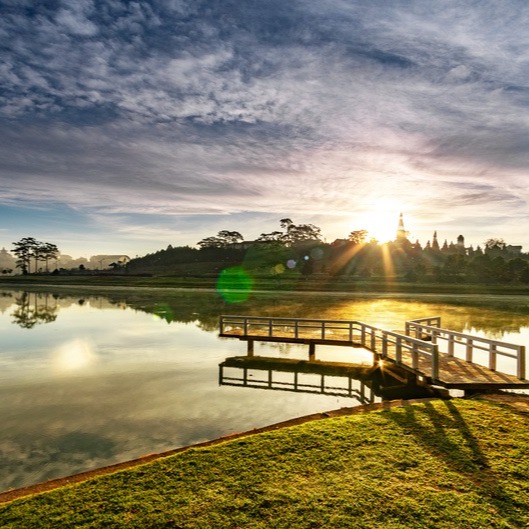 LucieDeboudt's tweet photo. Xuan Huong Lake is a natural gem, captivating visitors with its peaceful, poetic beauty. https://t.co/TpIeUwZ5Y1