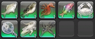 YJason1342's tweet photo. FF14釣魚日記Day6
昨天回到家就維修了
今天把漏掉的4版常駐魚王跟一點點五版的魚王釣起來了 https://t.co/vlpBpCI9cR